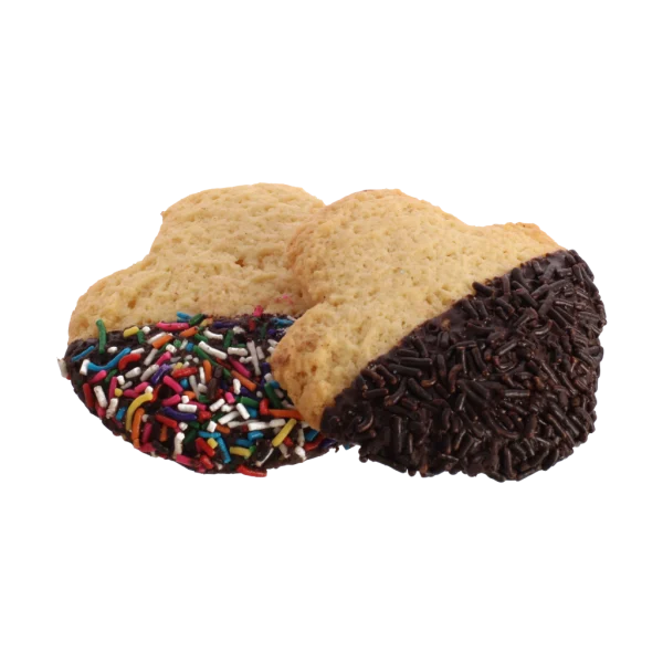 2pk chocolate dipped chanukah cookies