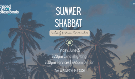 Summer Shabbat Young Professionals Web