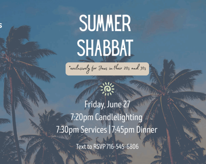 Summer Shabbat Young Professionals Web
