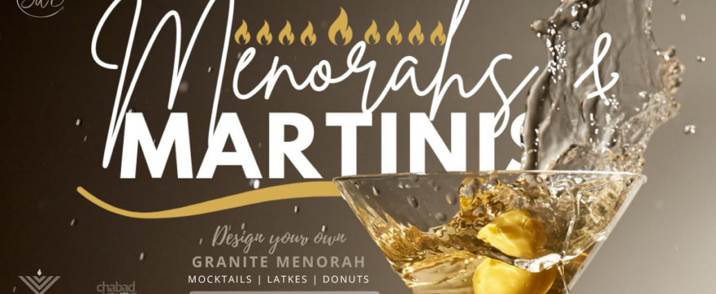 Menorah and Martinis