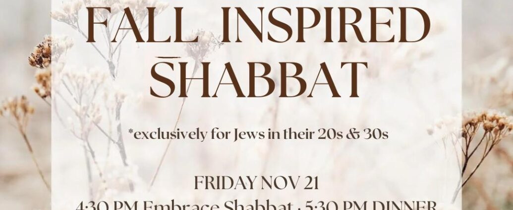 Chabad Young Professionals Buffalo Fall Shabbat