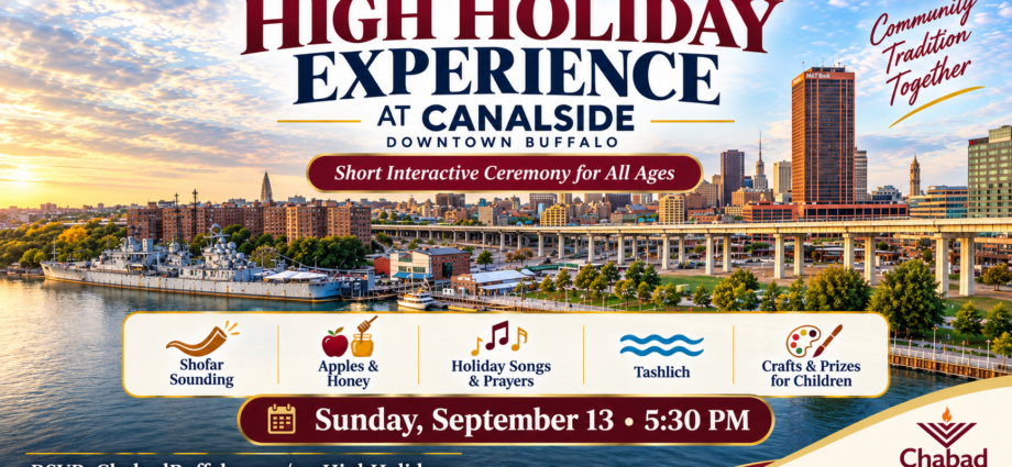 High Holiday Experience at Canalside