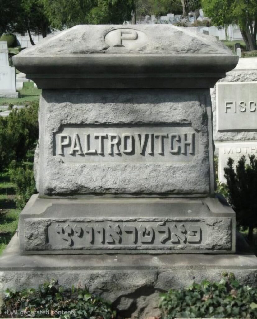 Paltrovitch family monument
